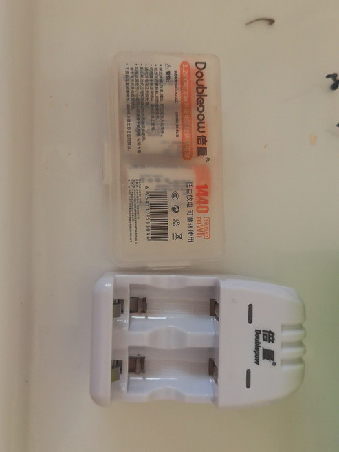 倍量 Doublepow CR2 鋰電池套裝 4節 3V 1440mWh 適用拍立得 mini25/50s/70, 1個, 如圖所示