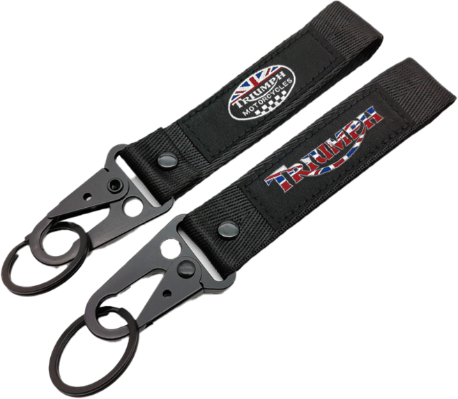 스피드마크 오토바이 키링 스트랩 열쇠고리 키홀더 호환, 1개, 트라이엄프A