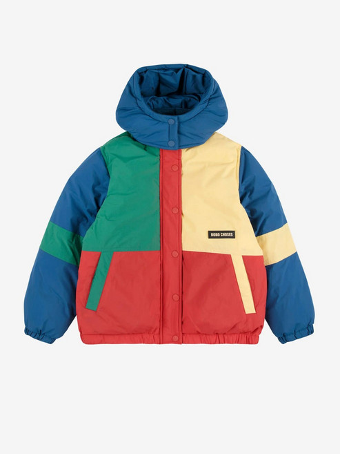 보보쇼즈 25FW 아동 패딩 자켓 color block anorak B225AC123