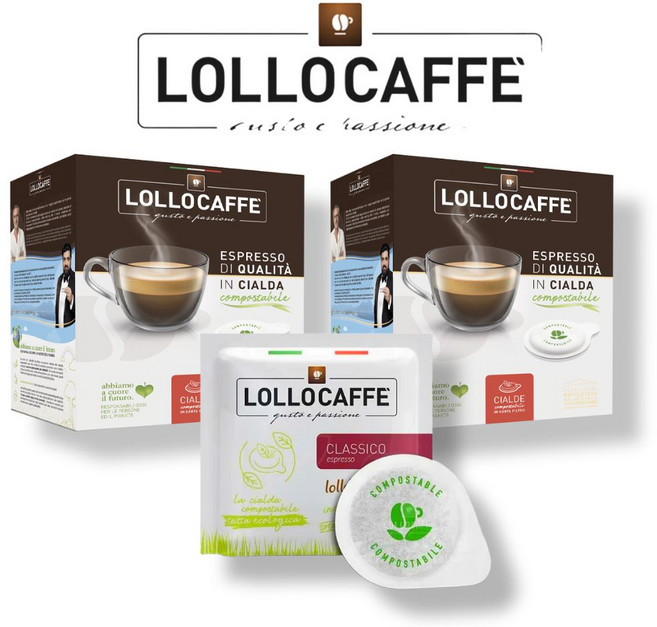 이탈리아 나폴리 장인 로스팅 [롤로 LOLOCAFFE ] PODS - Classico Espresso 50EA 클라시코 파드 진한 에스프레소 커피 고급 원두커피 미디엄 다크로스트, 2개, 50개입, 7.5g