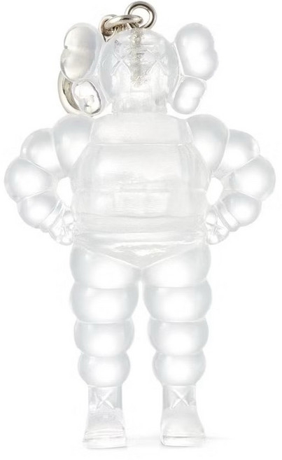 KAWS 日本展會限定 米其林鑰匙圈 吊飾掛飾, 1個, 透明,台灣現貨｜1天內出, 透明
