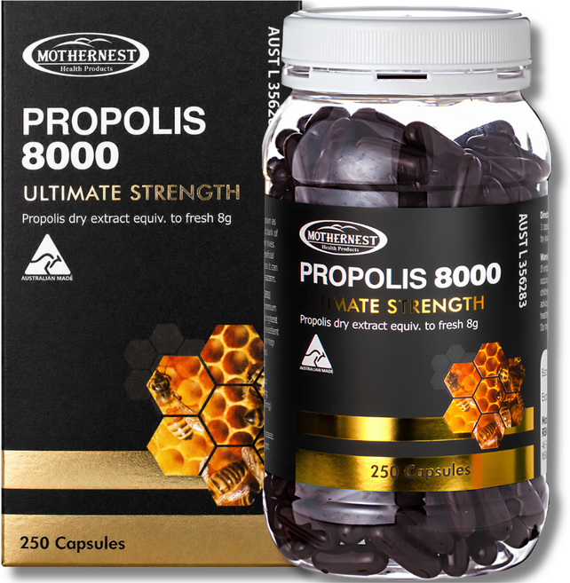 마더네스트 호주산 프로폴리스 8000mg, 2개, 250정
