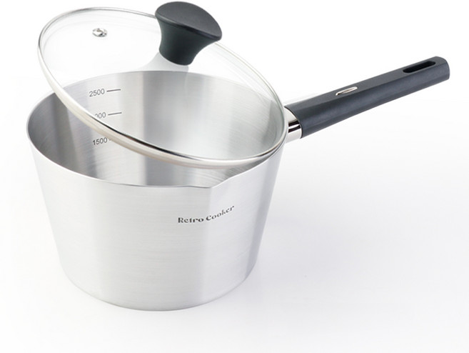 키친아트 인덕션 레트로 누들팬, 20cm + 유리뚜껑, 1개