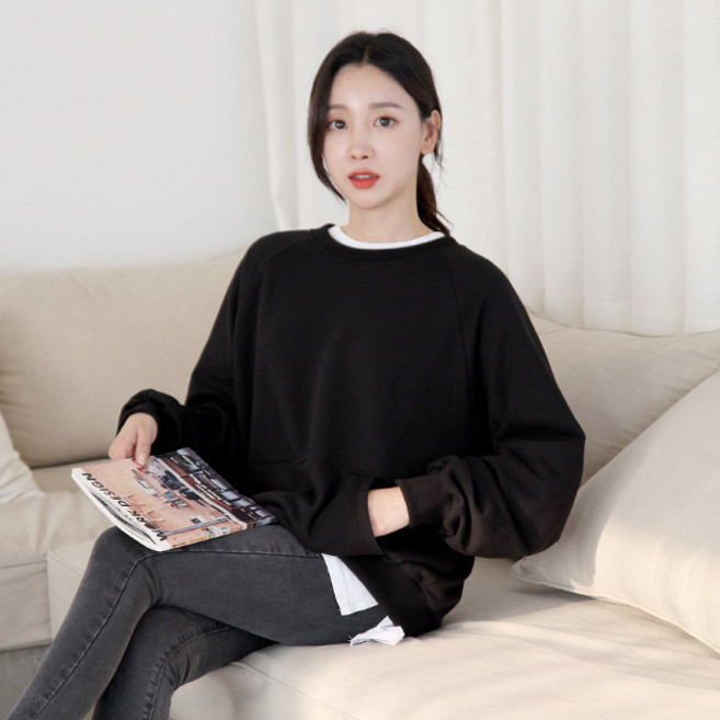 세이스타일 쮸리 그랑 포켓 맨투맨