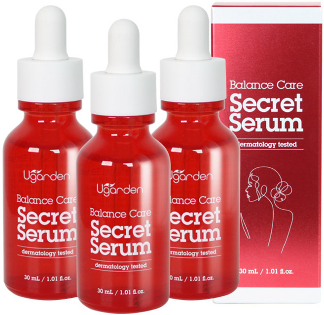 유가든 밸런스 케어 시크릿세럼 30ml 3개 여성청결 Y존 보습 영양 관리 EWG그린등급 펩타이드 함유