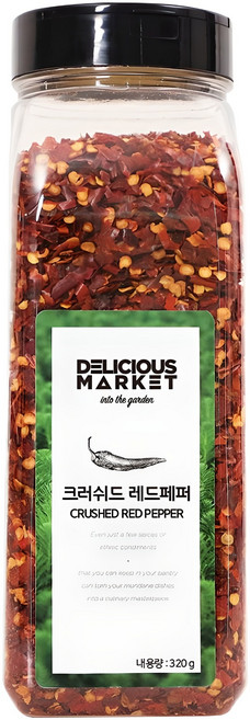 딜리셔스마켓 크러쉬드 레드페퍼 대형, 320g, 1개