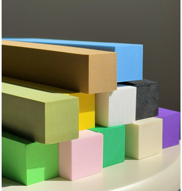 크레스티드게코 3x3cm 고밀도 사각백업 50cm 도마뱀 파충류 나무대용 백업, 1개, 퍼플