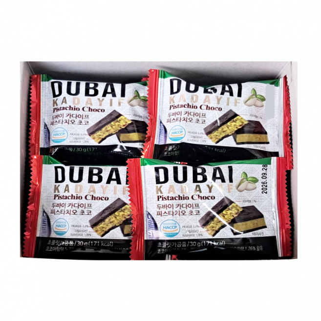 두바이카다이프 피스타치오초코30g*20개입 0520, 1g, 1개