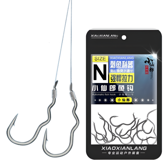 럭키플러스 민물 바다 낚시바늘 붕어 우럭 후킹 묶음 낚시바늘 12세트, 1개