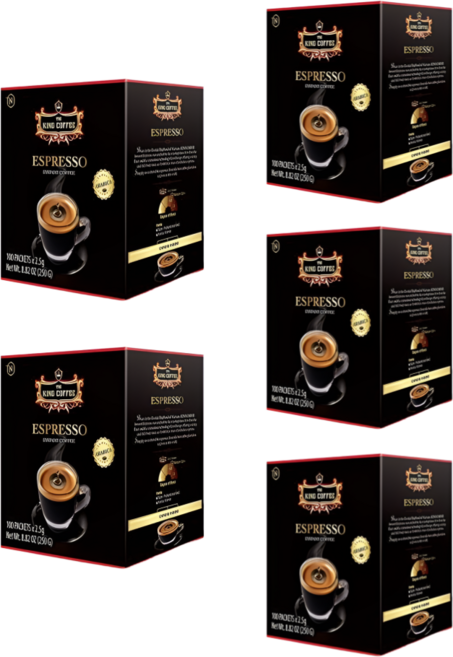 베트남 킹커피 에스프레소 프리미엄, 2.5g, 100개입, 5개