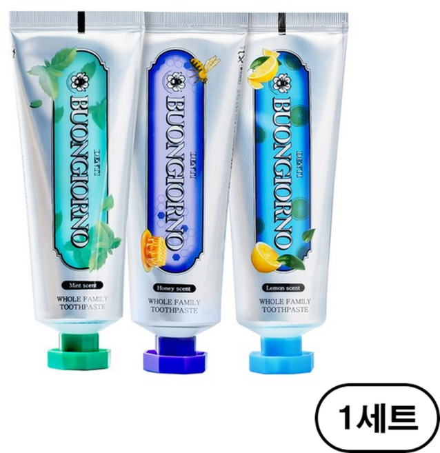 덴티본조르노 치약 잇몸케어 + 치석케어 + 구취케어, 100g, 1세트