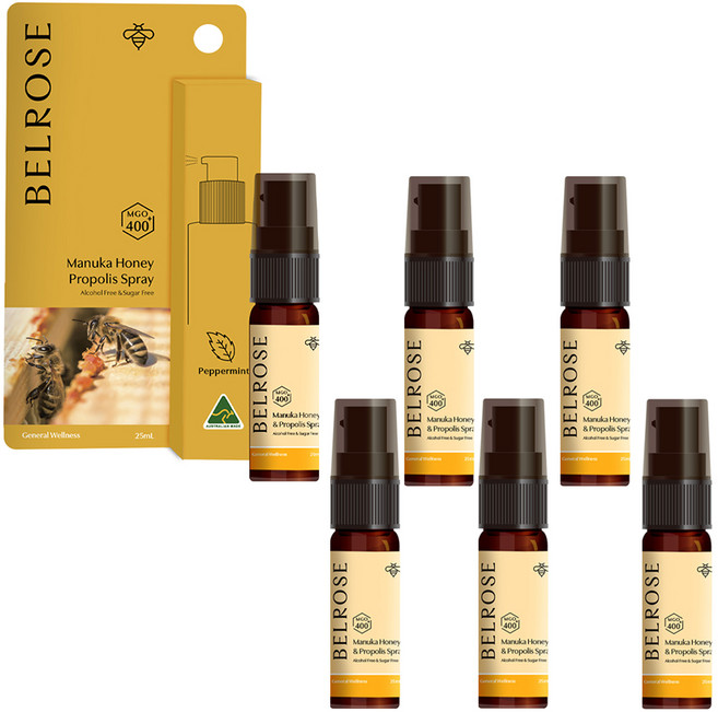 澳倍美 Belrose 麥蘆卡蜂膠口腔噴劑 MGO 400+, 1個