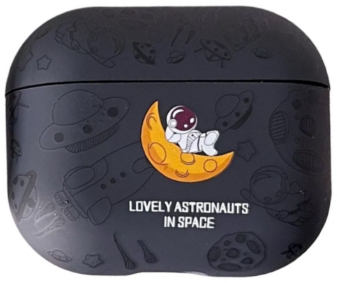 디프른티 에어팟1/2/3/4세대 프로/프로2 TPU 케이스, 에어팟4세대, 20.블랙 우주인, 1개