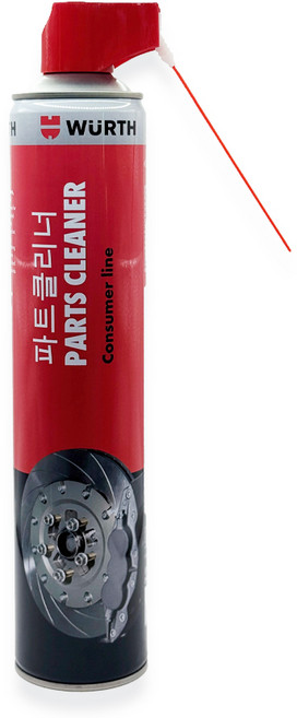 2025 뷔르트 파츠크리너 700mL 브레이크 체인클리너 노즐 일체형, 1개