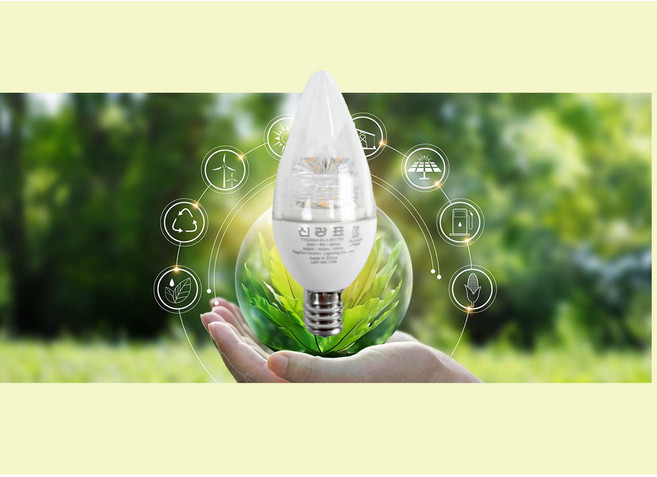 LED 촛대구 E17 5W 샹들리에전구 에디슨전구 인테리어용전구 카페조명 투명, 주광색, 1개