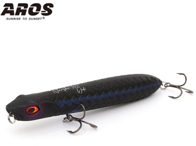 아로스 NARSHA 142 나르샤 오리지널 스틱베이트 루어스타일, #02 SILVER CHROM, 1개