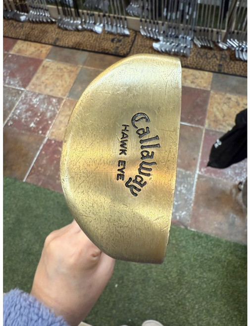 캘러웨이 호크아이 퍼터 황동 센터퍼터 34인치 레어템 중고퍼터