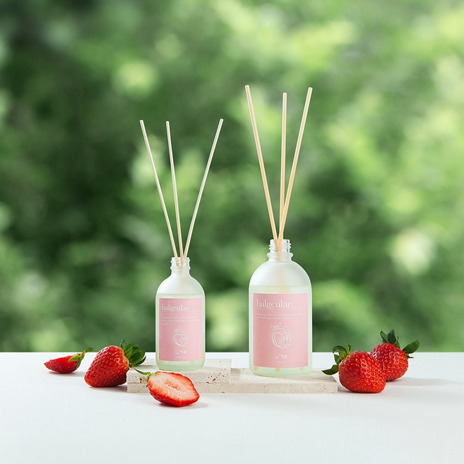 발그래 스트로베리 디퓨저 딸기향 인테리어템 실내용, 100ml, 1개