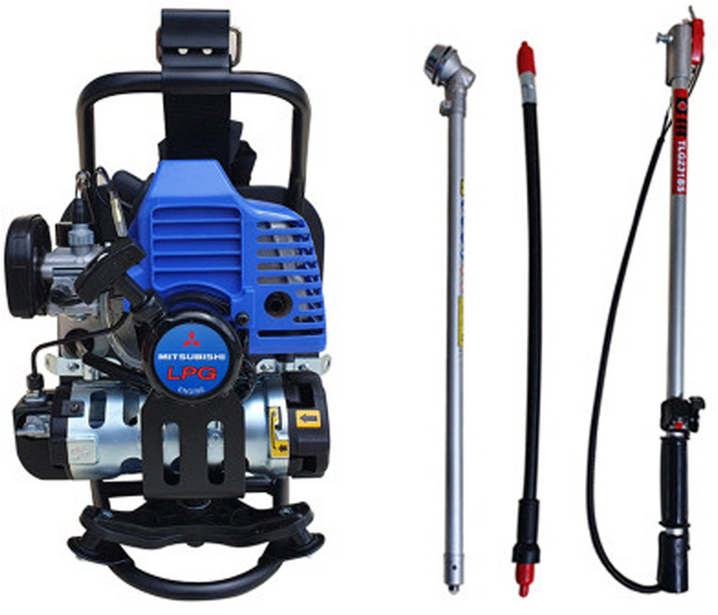 미쓰비시 LPG 부탄 가스 예초기 배부식 분리형 제초기 (TLG231BS / PRO23S) - 예초기날 2개포함, 1개