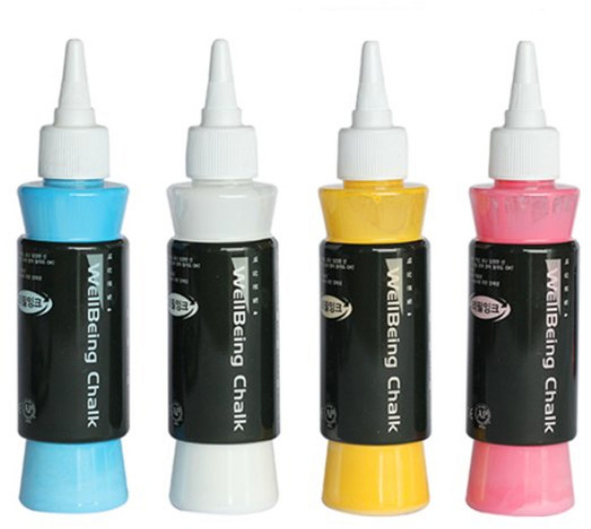 아피오 웰빙 물백묵 리필액, 1개, 노란색