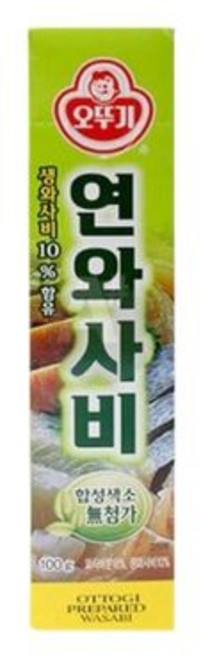 오뚜기 양념소스 간편 드레싱 매운 납품용 고추냉이 연와사비 튜브형 100g, 1개