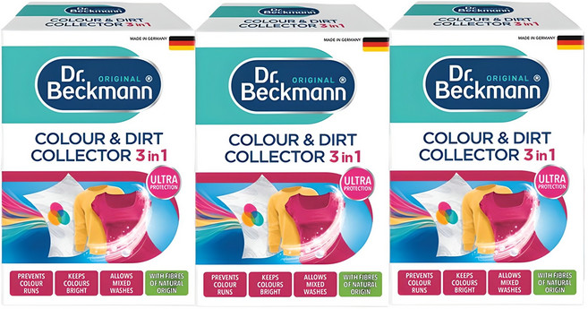 닥터베크만 컬러 앤 더트 컬렉터 이염방지시트, 50개입, 3개