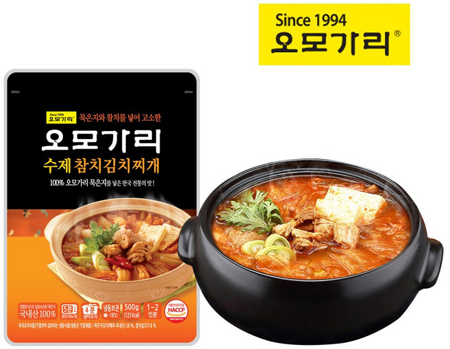 오모가리 수제 참치김치찌개, 1개, 500g