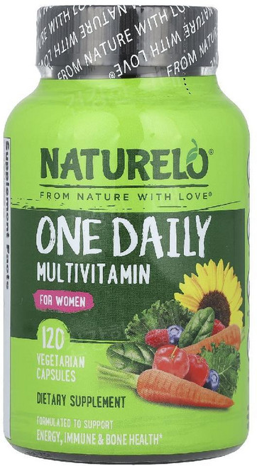 내추렐로 원 데일리 여성용 종합비타민 멀티비타민 120캡슐 바이타민 Multivitamin, 120정, 1개
