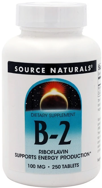 소스 내추럴스 비타민 B-2 리보플라빈 100 mg 250 타블렛, 기본, 1개, 250정 - 쿠팡