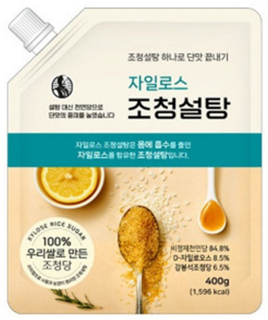 [식품명인 32호] 명인 강봉석 자일로스 조청설탕 400g, 1개