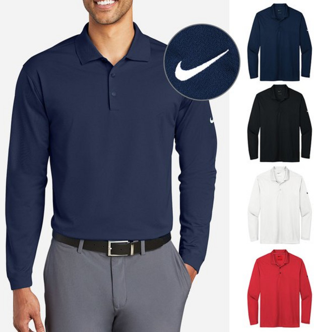 [국내매장판] 나이키골프 나이키 골프웨어 드라이핏 기능성 폴로 긴팔 티셔츠 176373