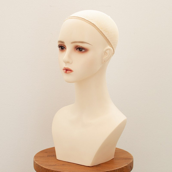 가발망 망사형 코스프레 가발 고정용 헤어망 캡, 1세트, 스킨