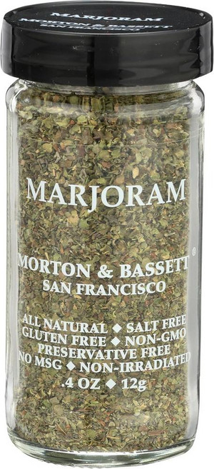 Morton Bassett 마조람 (비 GMO 무염 달콤하고 풍미 있는 허브), 12g