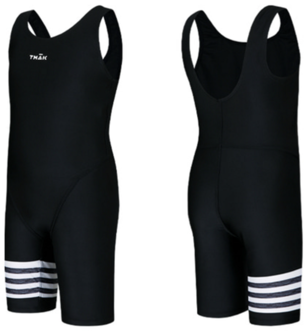 티막 여아용 피트니스 4부 수영복 강습용 실내수영복 이너패드 내장 EKF0551