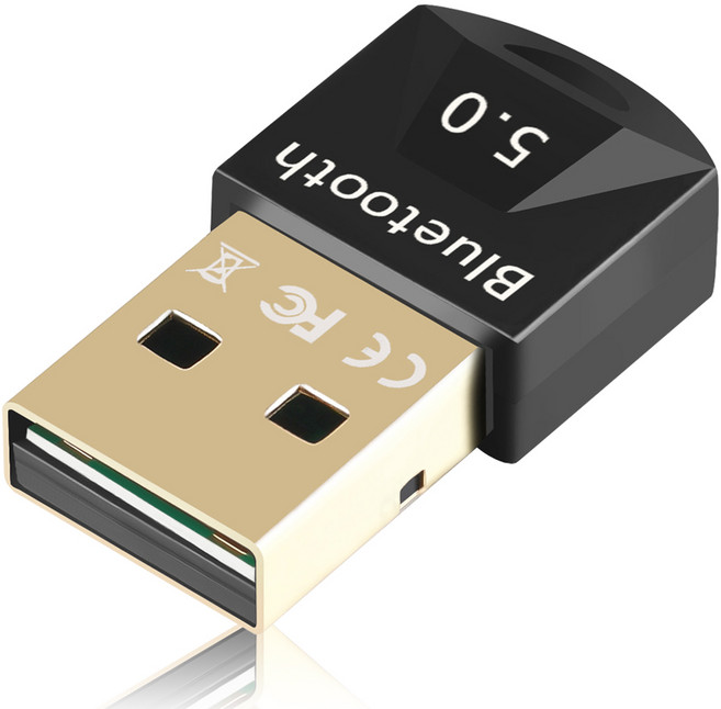 PC 무선 USB 블루투스 동글 윈도우11 윈도우10 컴퓨터 데스크탑 노트북 마우스 키보드 이어폰 스피커 에어팟 버즈 연결 어댑터 수신기 동글이 동그리 v5.3 v5.0, (5.0버전) 블루투스 동글