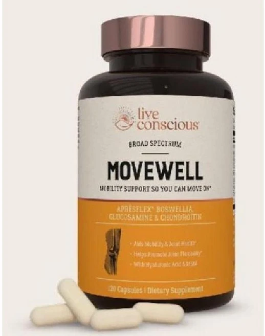 라이브컨서스 무브웰 MoveWell 글루코사민 콘드로이틴 MSM 커큐민노이드 120정, 1개 - 쿠팡