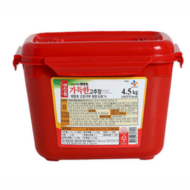 해찬들 태양초 가득한 고추장, 1개, 4.5kg