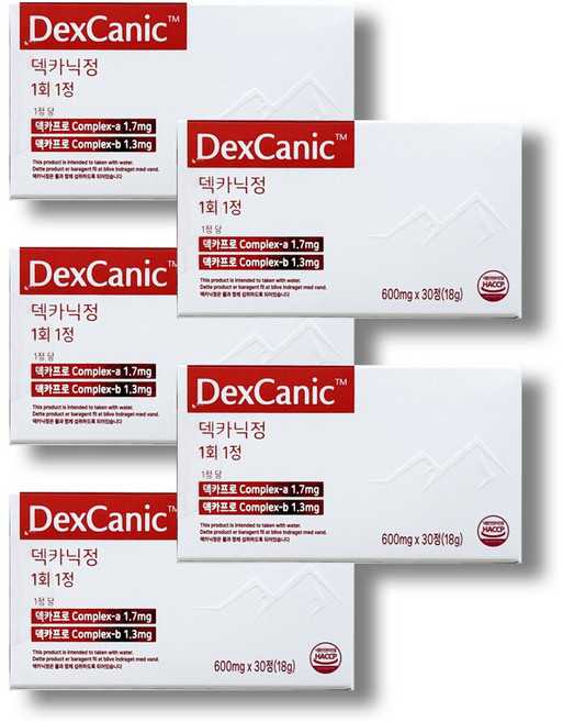 덱카닉정 dexcanic, 5박스, 30정