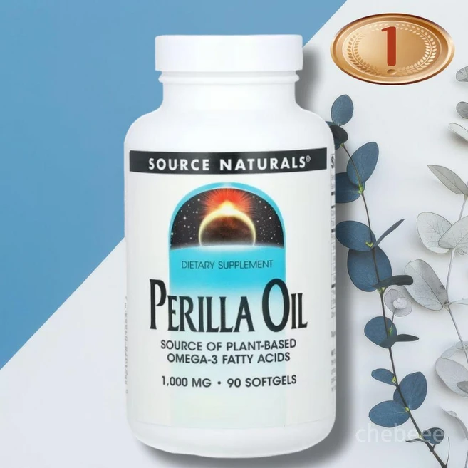 소스내추럴스 들깨 씨 오일 90정 1병 알파 리놀렌산 오메가 3 6 9, 1개 - 쿠팡