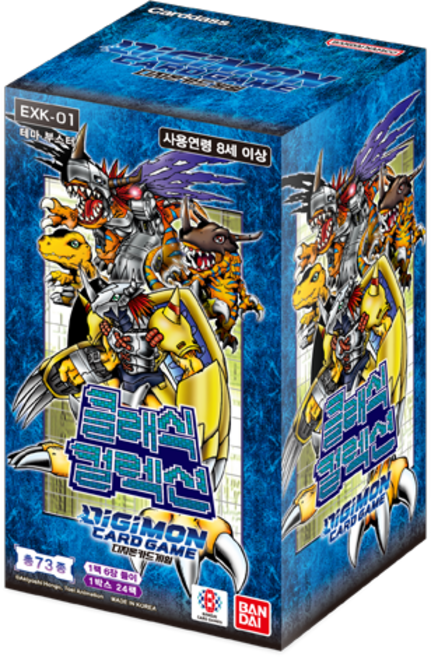 클래식 컬렉션 (BTK-06) 한글판 디지몬 카드 게임 부스터 통 (한정 특가), 1개