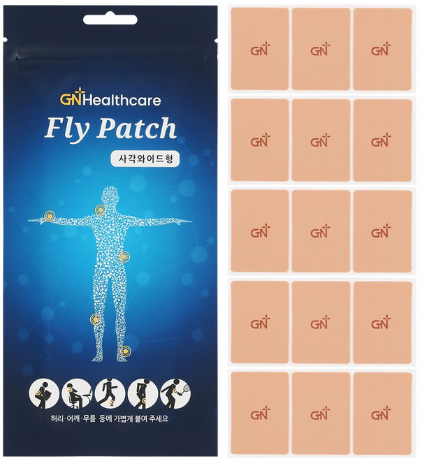 그린라이프 플라이패치(사각와이드형)15매, 1개