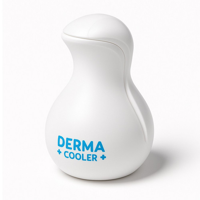 오멜론 더마쿨러 쿨링 마사지기 페이스 앤 바디용 중형, 1개, 혼합색상