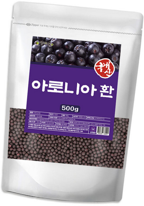 건강마음 국산 아로니아환, 500g, 1개