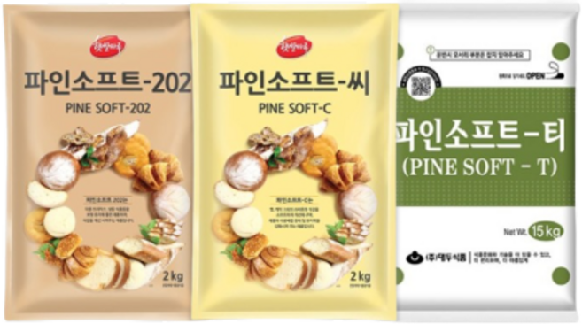 파인소프트세트 [202 200g(1개) + C 200g(1개) + 티 1kg(1개), 1세트, 1.4kg