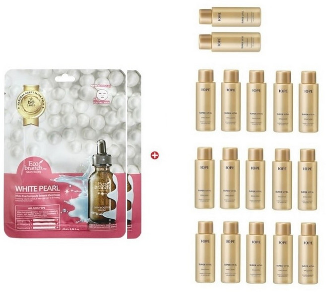 에코 마스크2/아이오페 슈퍼바이탈 에멀젼18mlx17개, 17개, 18g