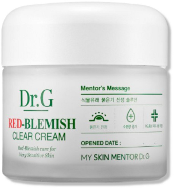 닥터지 레드 블레미쉬 클리어 크림 식물유래 민감성 건성 피부 보습 HD 닥터지크림, 70ml, 1개