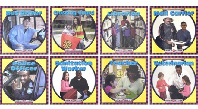 People in My Community 우리 동네 직업 영어책 유아 초등 영어 논픽션 AR 1점대 2점대 (8종 택1), B. Crossing Guard