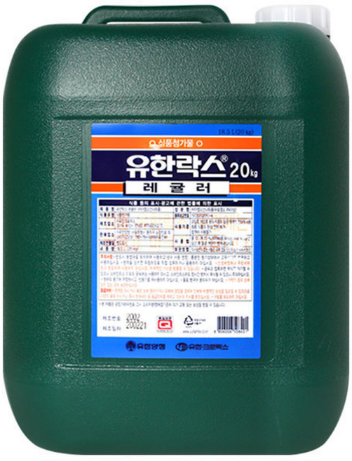 유한락스 레귤러 /대용량 업소용 락스, 20kg, 1개