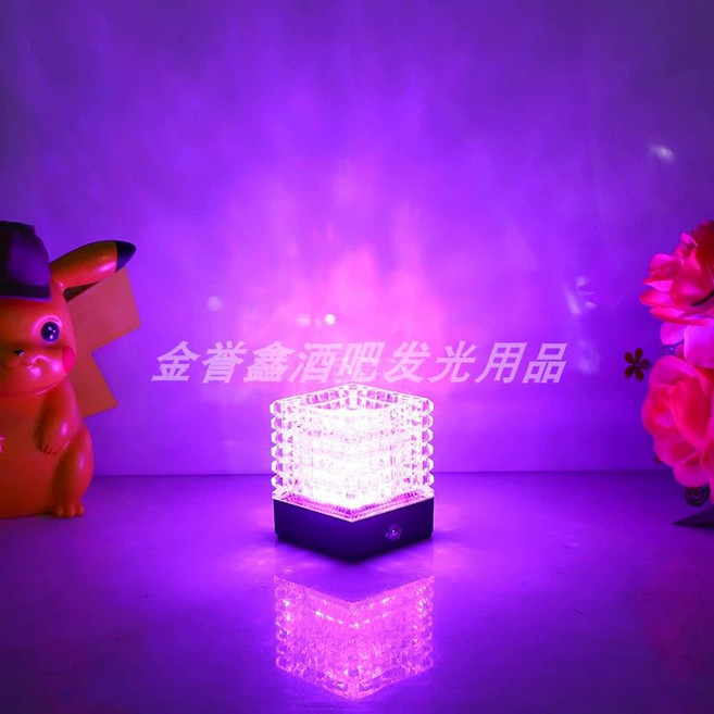 전기젠가 전기흐르는 보드게임 쌓기 형광 LED 젠가, 1개, 무지개광