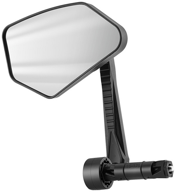 시그니처베이지 자전거 킥보드 거울 후사경 사이드 백미러 YPZ054, 블랙, 1개